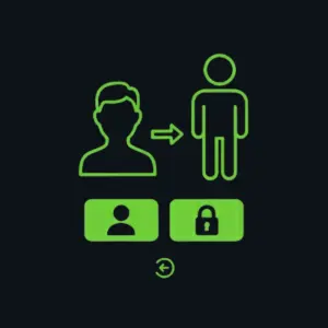 Funzione di sicurezza login/logout di Slot Bunny Casino su un dispositivo mobile.