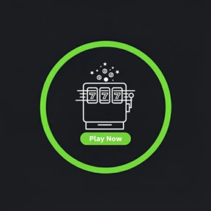 Slot machine di SlotBunny Casino con un pulsante "Gioca ora" e rulli che girano.