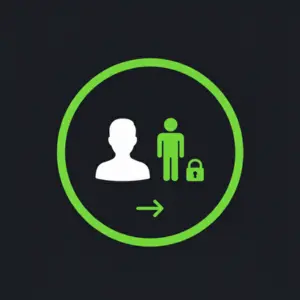  Ikona logowania do SlotBunny Casino przedstawiająca użytkownika, osobę oraz symbol kłódki ze strzałką.