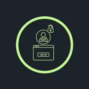 SlotBunny Casino login page with a user icon and lock symbol.